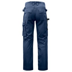 Pantalon travail poches genouilleres 5532 Projob gris ou marine cotepro bleu vue 1