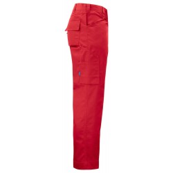 Pantalon travail classique 2530 Projob rouge ou beige cotepro vue 2