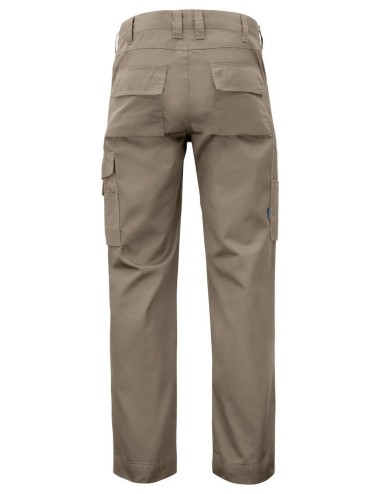 Pantalon travail classique 2530 Projob rouge ou beige cotepro beige vue 1