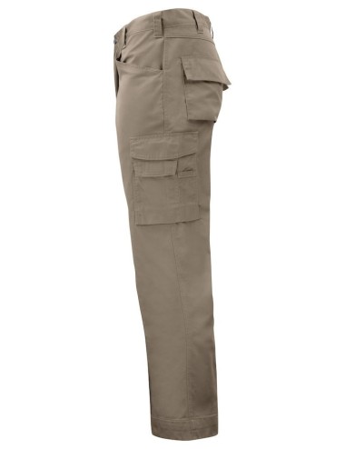 Pantalon travail classique 2530 Projob rouge ou beige cotepro beige vue 2