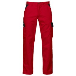 Pantalon travail leger 2518 Projob rouge ou blanc cotepro