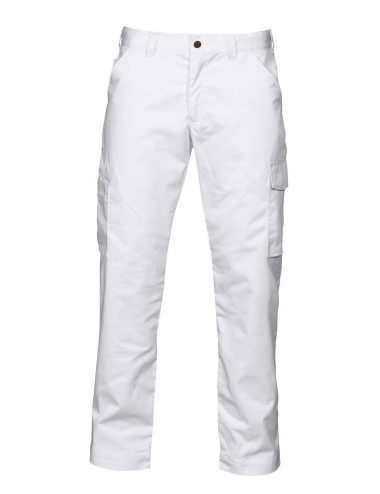Pantalon travail leger 2518 Projob rouge ou blanc cotepro blanc