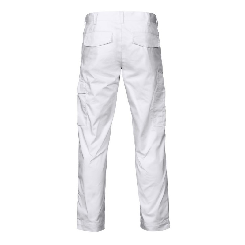 Pantalon travail leger 2518 Projob rouge ou blanc cotepro blanc