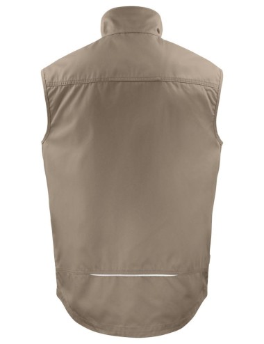 Gilet travail bodywarmer 5706 Projob rouge ou beige cotepro beige vue 1