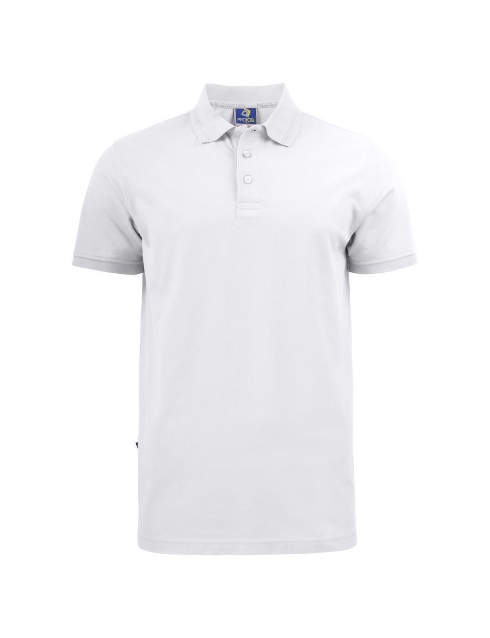 Polo travail manches courtes pique doux 2021 Projob rouge ou blanc cotepro blanc