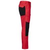 Pantalon de travail en stretch flexible 2520 Projob rouge ou ciel