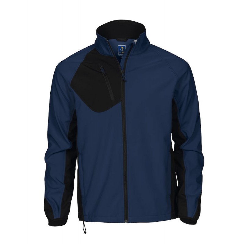 Veste softshell respirante 2422 Projob cotepro marine