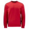 Sweat de travail résistant 2127 col rond Projob rouge ou ciel