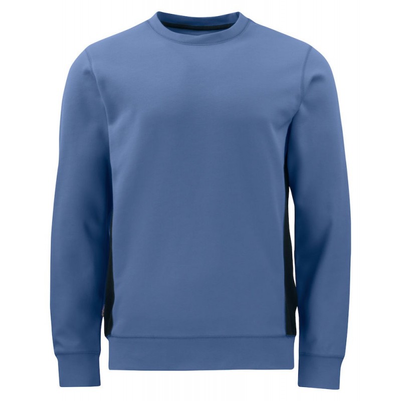 Sweat travail resistant 2127 col rond Projob cotepro ciel