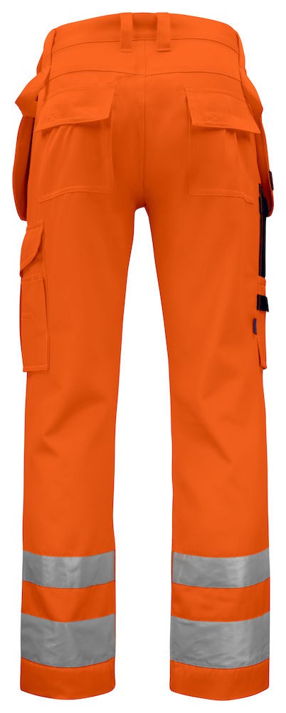 Pantalon haute visibilite poches flottantes 6531 Projob orange cotepro