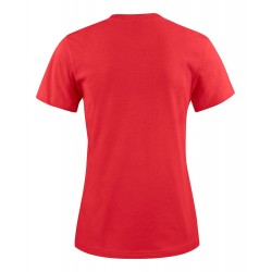 Tee shirt manches courtes femme rouge Heavy RSX lot 5 cotepro vue 1