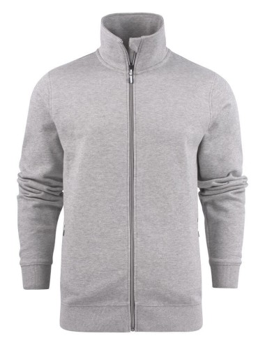 Sweat travail zippee homme Javelin RSX Printer cotepro gris clair