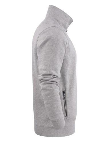 Sweat travail zippee homme Javelin RSX Printer cotepro gris clair vue 2
