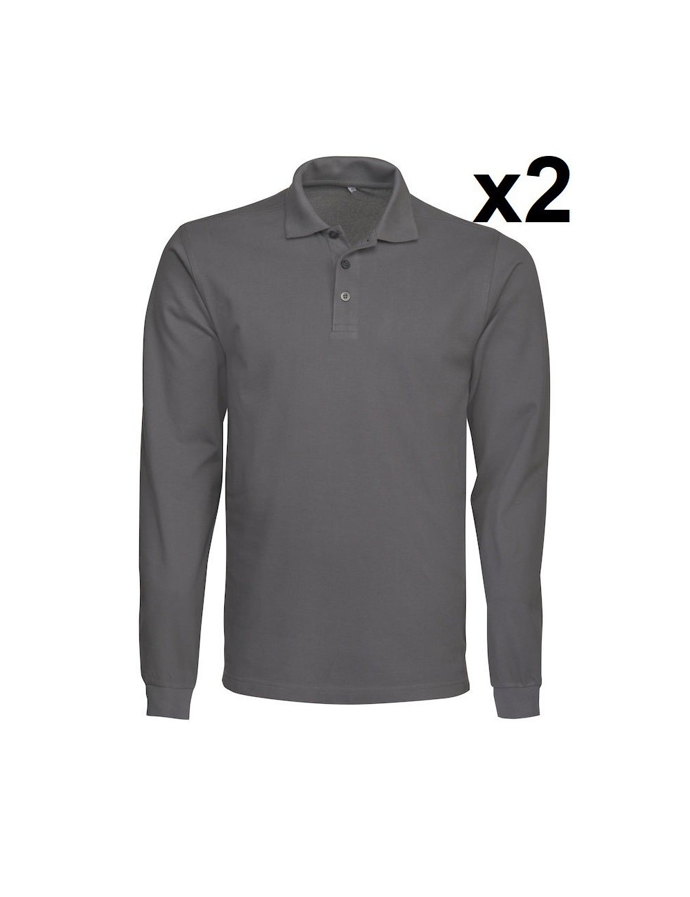Polo pique manches longues lot 2 Surf RSX Printer cotepro