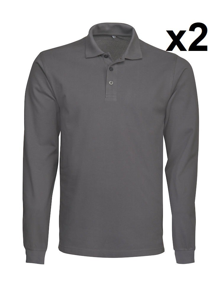 Polo pique manches longues lot 2 Surf RSX Printer cotepro