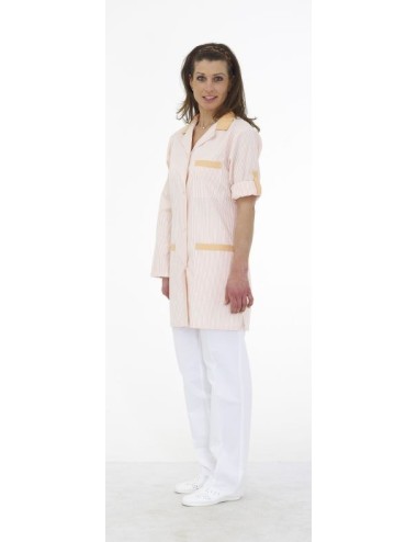 Blouse 85cm manches longues transformables Chloe cotepro orange
