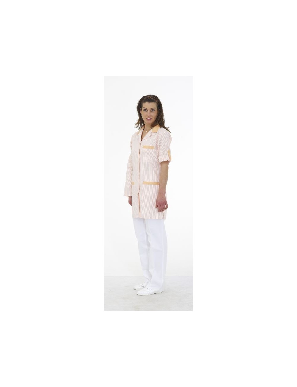 Blouse 85cm manches longues transformables Chloe cotepro orange