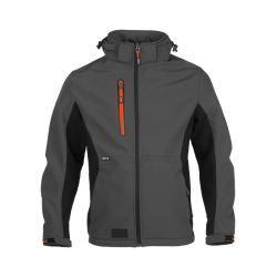 Veste softshell impermeable trystan Herock cotepro gris