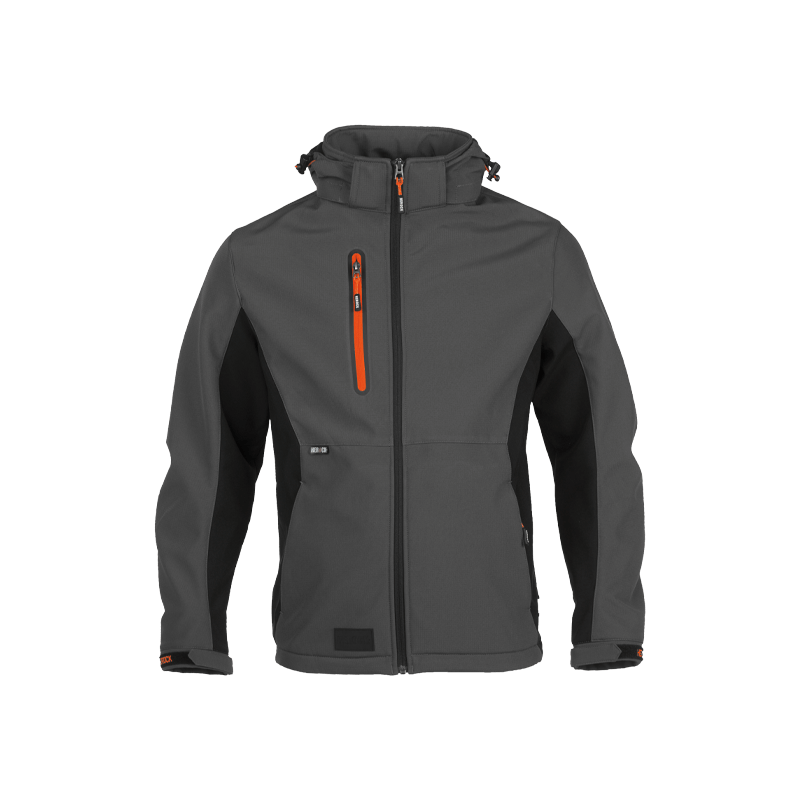 Veste softshell impermeable trystan Herock cotepro gris