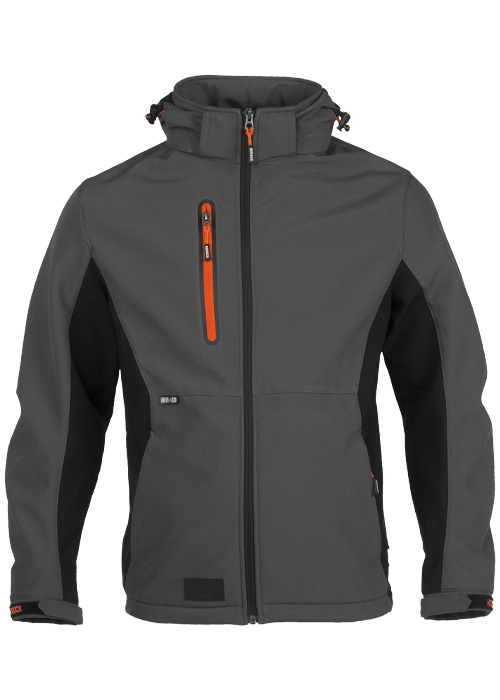 Veste softshell impermeable trystan Herock cotepro gris