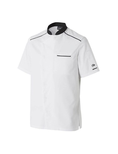 Veste cuisine manches courtes homme Neospirit Molinel cotepro vue 3