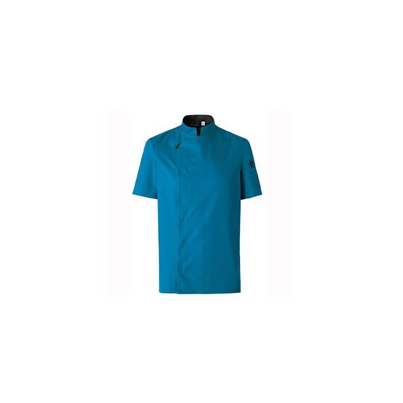 Veste cuisine manches courtes Shade Molinel cotepro bleu