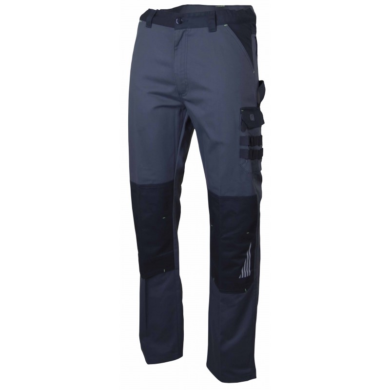 Pantalon travail coupe ajustee poches genouilleres LMA cotepro