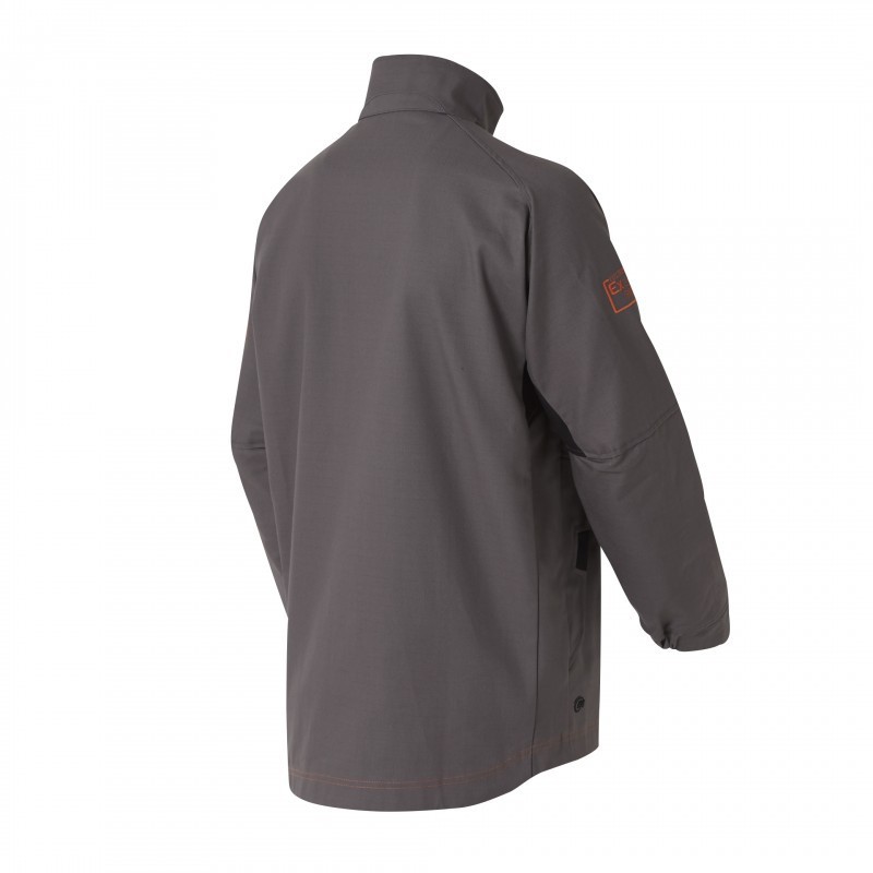 Veste travail multirisques Invict 5S+ ATEX Molinel cotepro gris