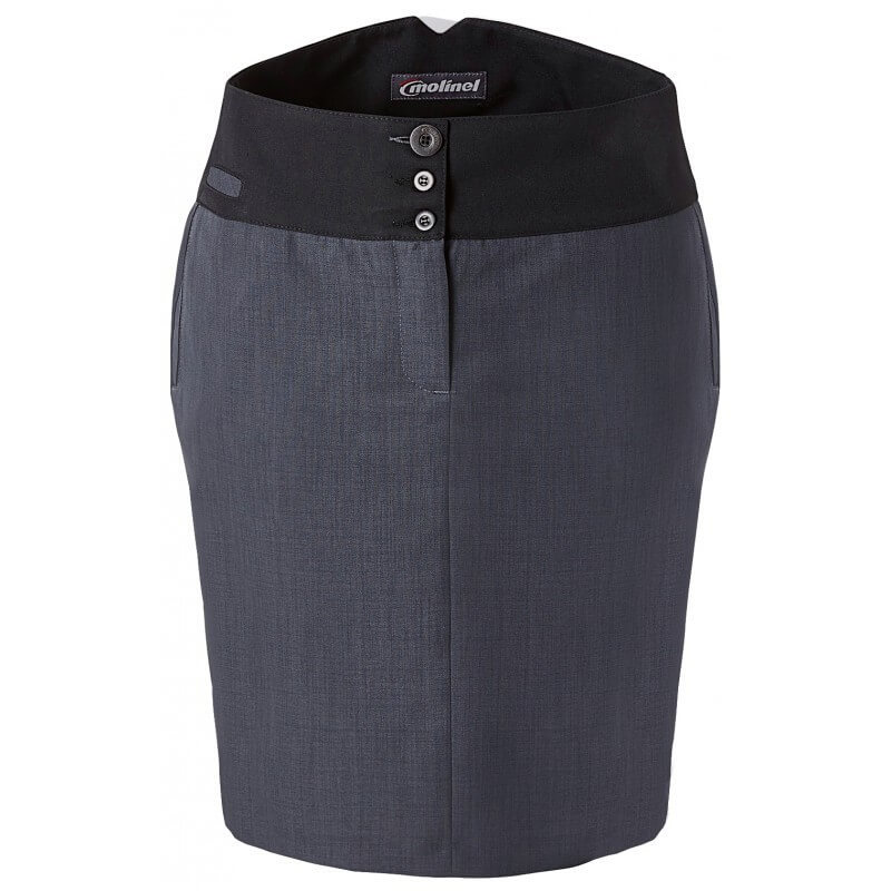 Jupe service femme bar hotellerie fitn blue Molinel cotepro gris