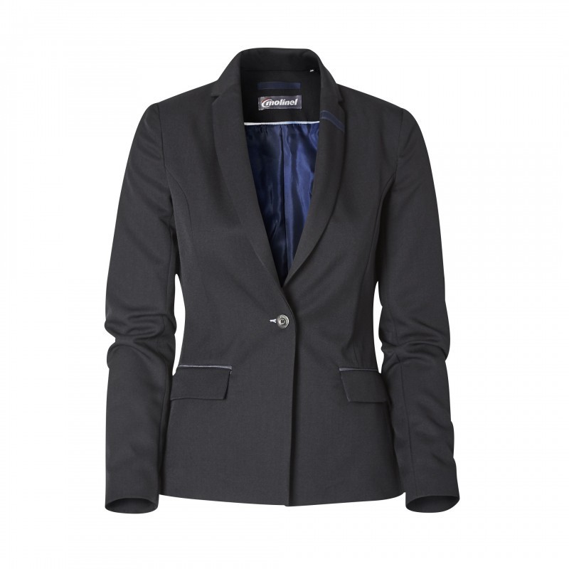 Veste service femme bar hotellerie fitn blue Molinel cotepro