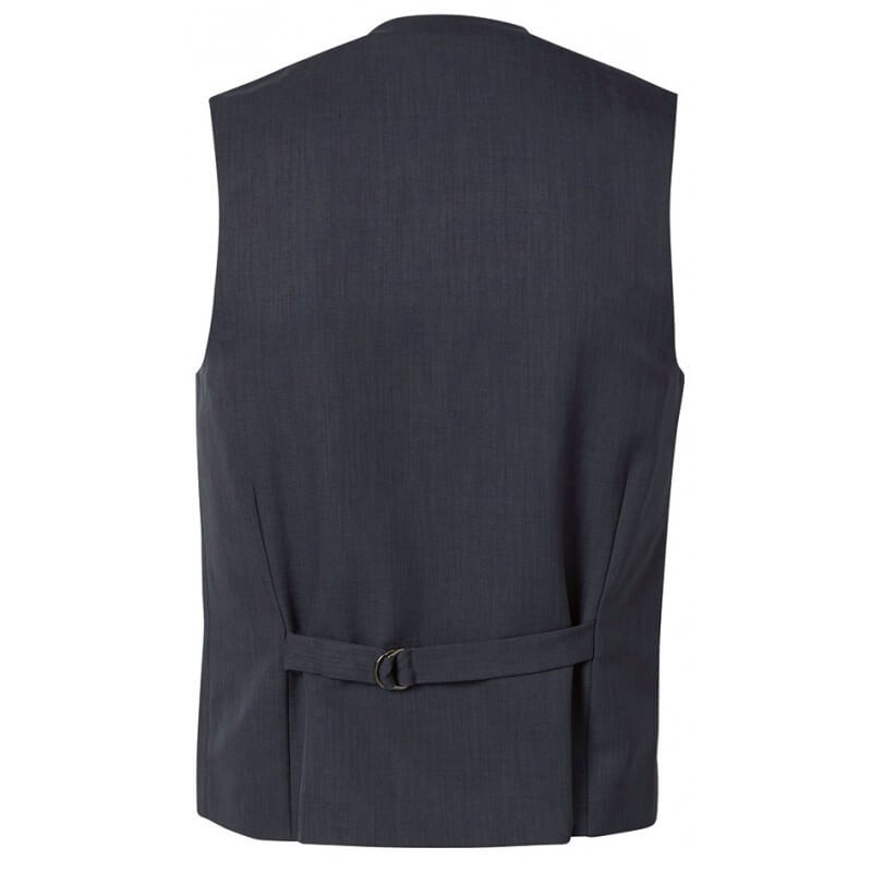 Gilet service homme bar hotellerie fitn blue Molinel cotepro gris