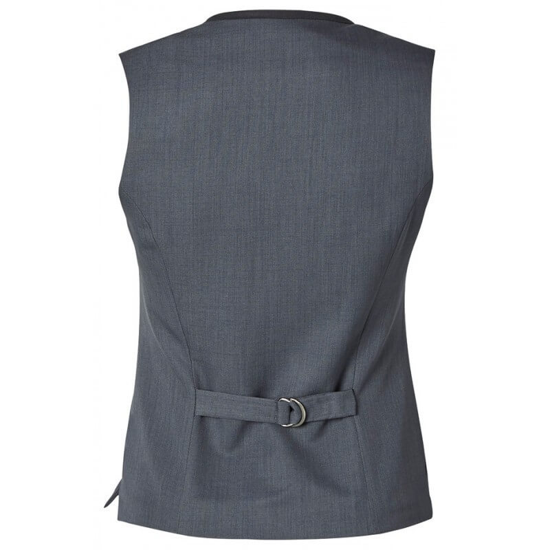 Gilet service femme bar hotellerie fitn blue Molinel cotepro gris