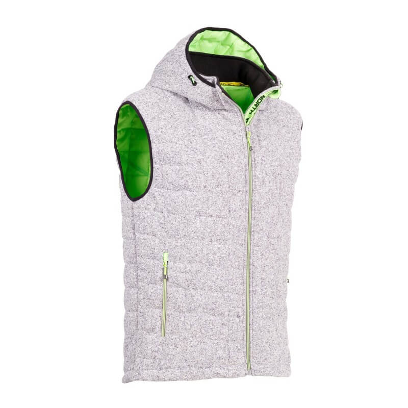 Gilet sans manche matelasse Teddy North Ways cotepro gris