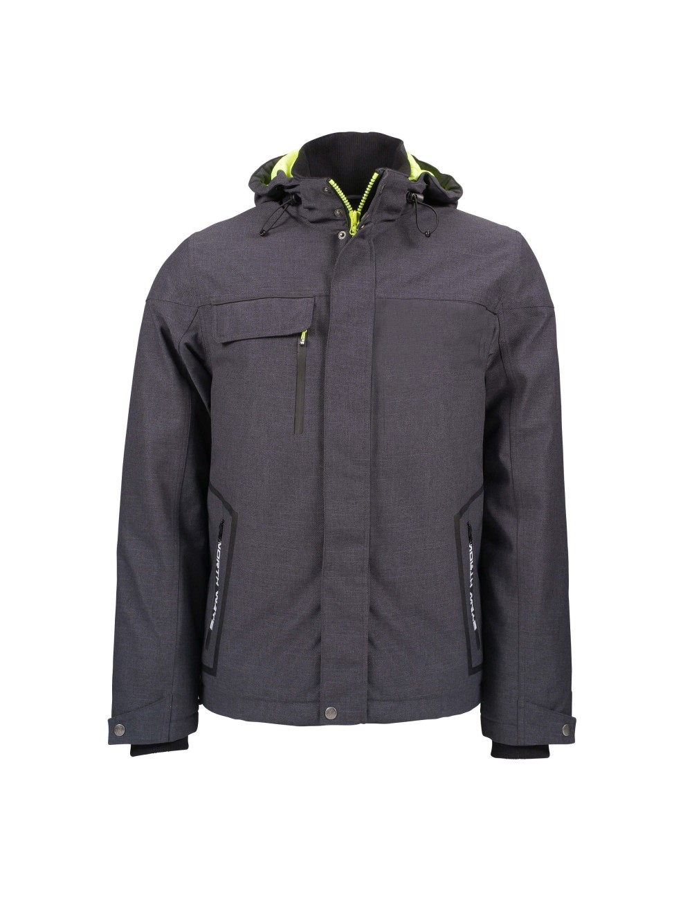 Blouson impermeable matelasse Garou North Ways cotepro gris