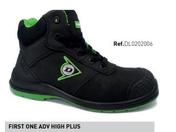 Chaussure securite montante first one plus Dunlop cotepro vue 1