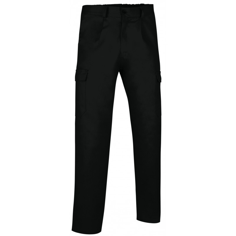 Pantalon travail multipoches eco Caster Valento cotepro noir