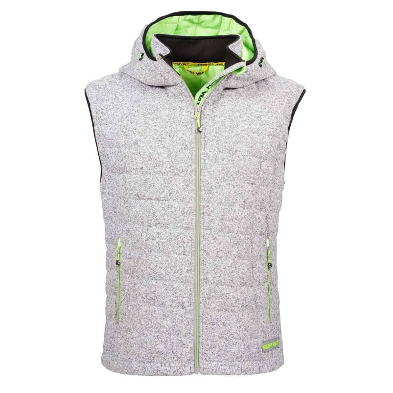 Gilet sans manche matelasse Teddy North Ways cotepro gris