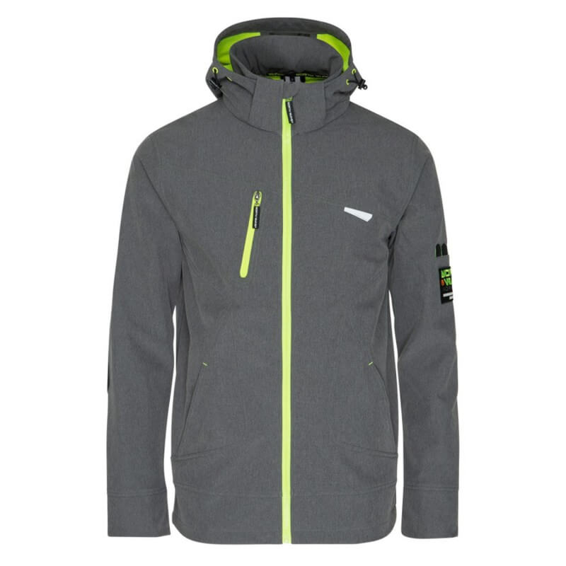 Veste softshell impermeable Borel North Ways cotepro gris