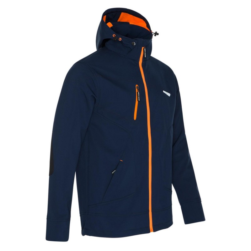 Veste softshell impermeable Borel North Ways cotepro marine