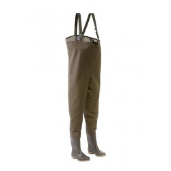 Cuissardes PVC souple bretelles Chest Wader Baudou cotepro