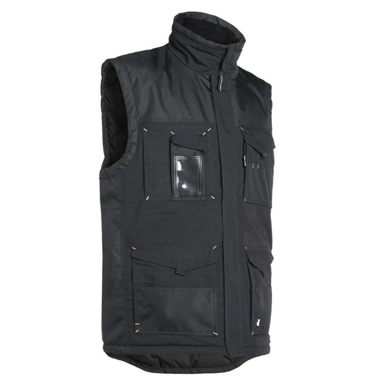 Gilet travail sans manches Ali North Ways cotepro noir