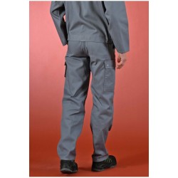 Pantalon travail poches genoux ideal plus uni DMD cotepro vue 1