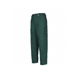 Pantalon de travail poches genoux ideal plus uni DMD cotepro vert