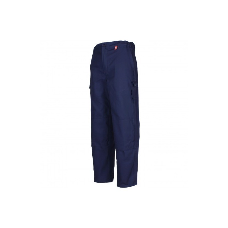 Pantalon de travail poches genoux ideal plus uni DMD cotepro marine