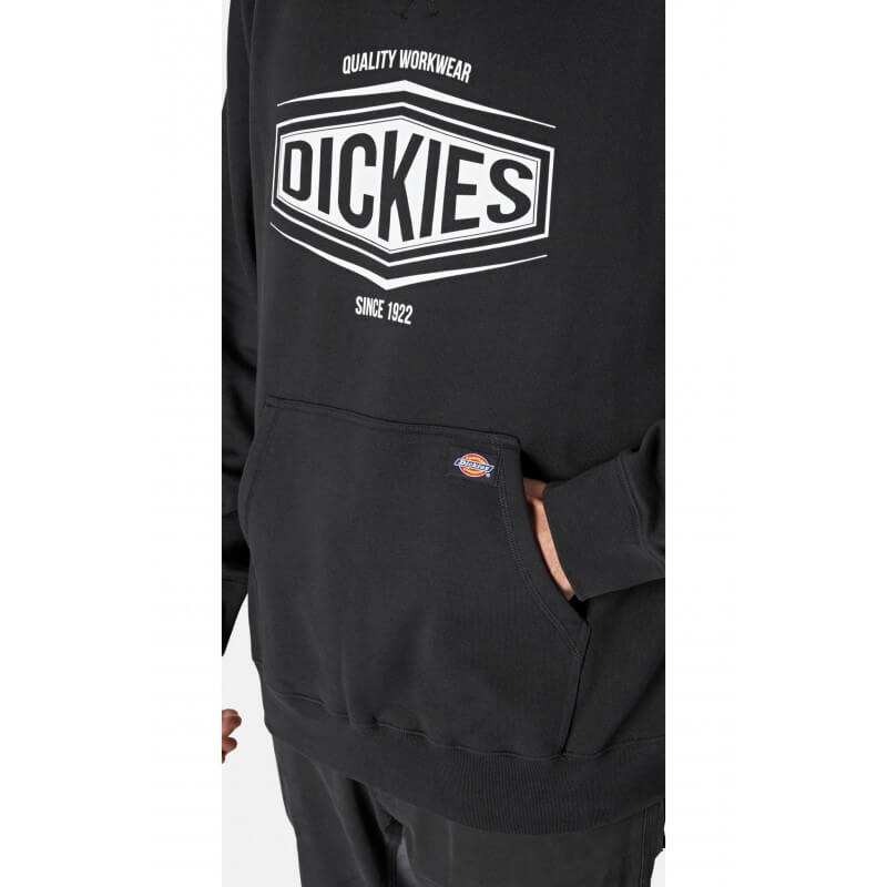 Sweat shirt capuche homme Rockfield Dickies cotepro noir