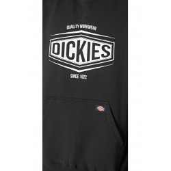 Sweat shirt capuche homme Rockfield Dickies cotepro noir vue 2
