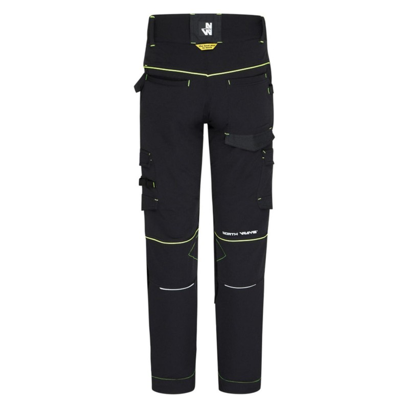 pantalon travail confort stretch Sacha North Ways cotepro noir