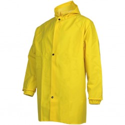 Veste pluie legere capuche fixe Sonomix DMD cotepro jaune