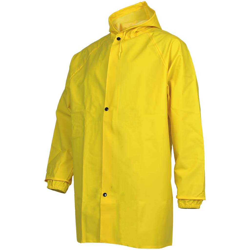 Veste pluie legere capuche fixe Sonomix DMD cotepro jaune