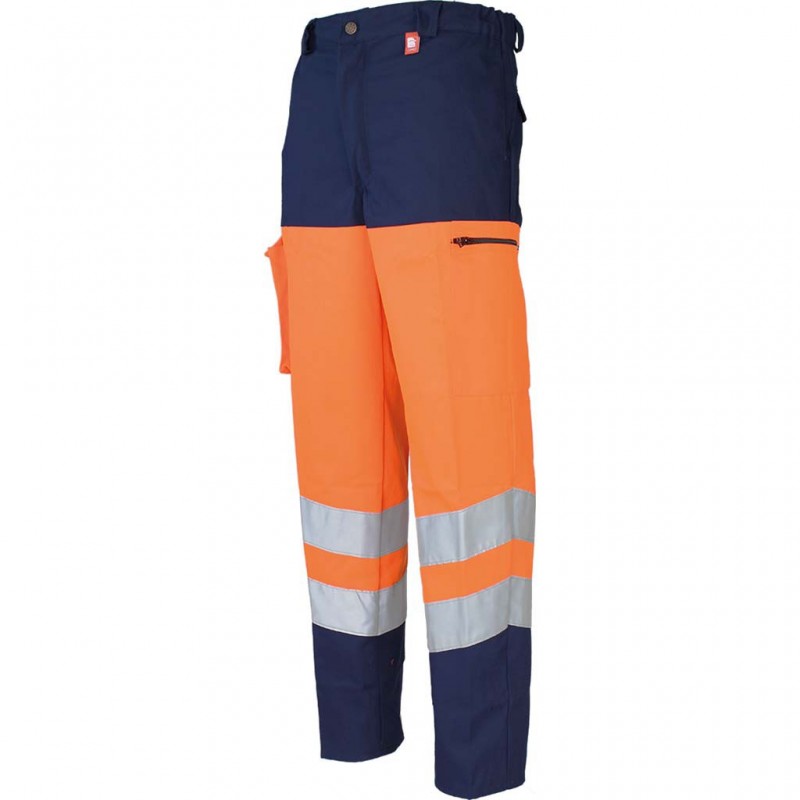 Pantalon haute visibilite select wear DMD cotepro marine